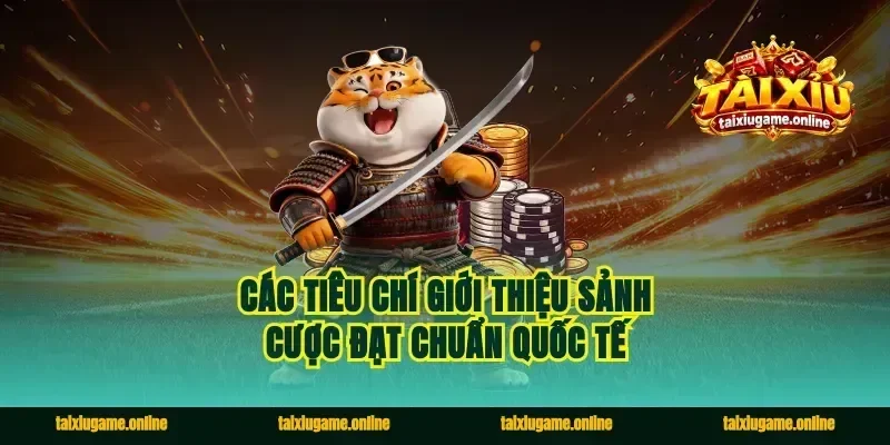 Các tiêu chí giới thiệu sảnh cược đạt chuẩn quốc tế